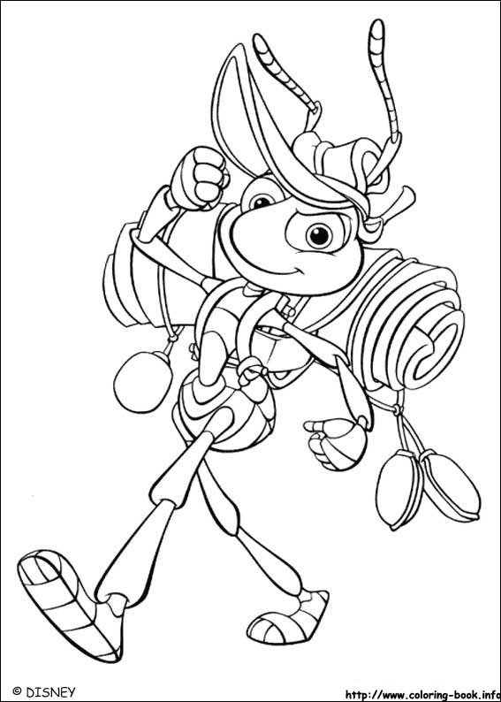 A Bug's life coloring picture